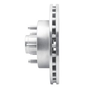 Ford Ranger Brake Rotor (1) - Front Right - R1 Concepts - Drilled & Slotted - Silver - `98-`02